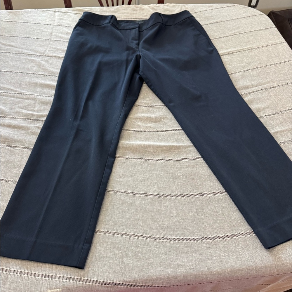 Ann Taylor Women's Navy Straight Leg Pants